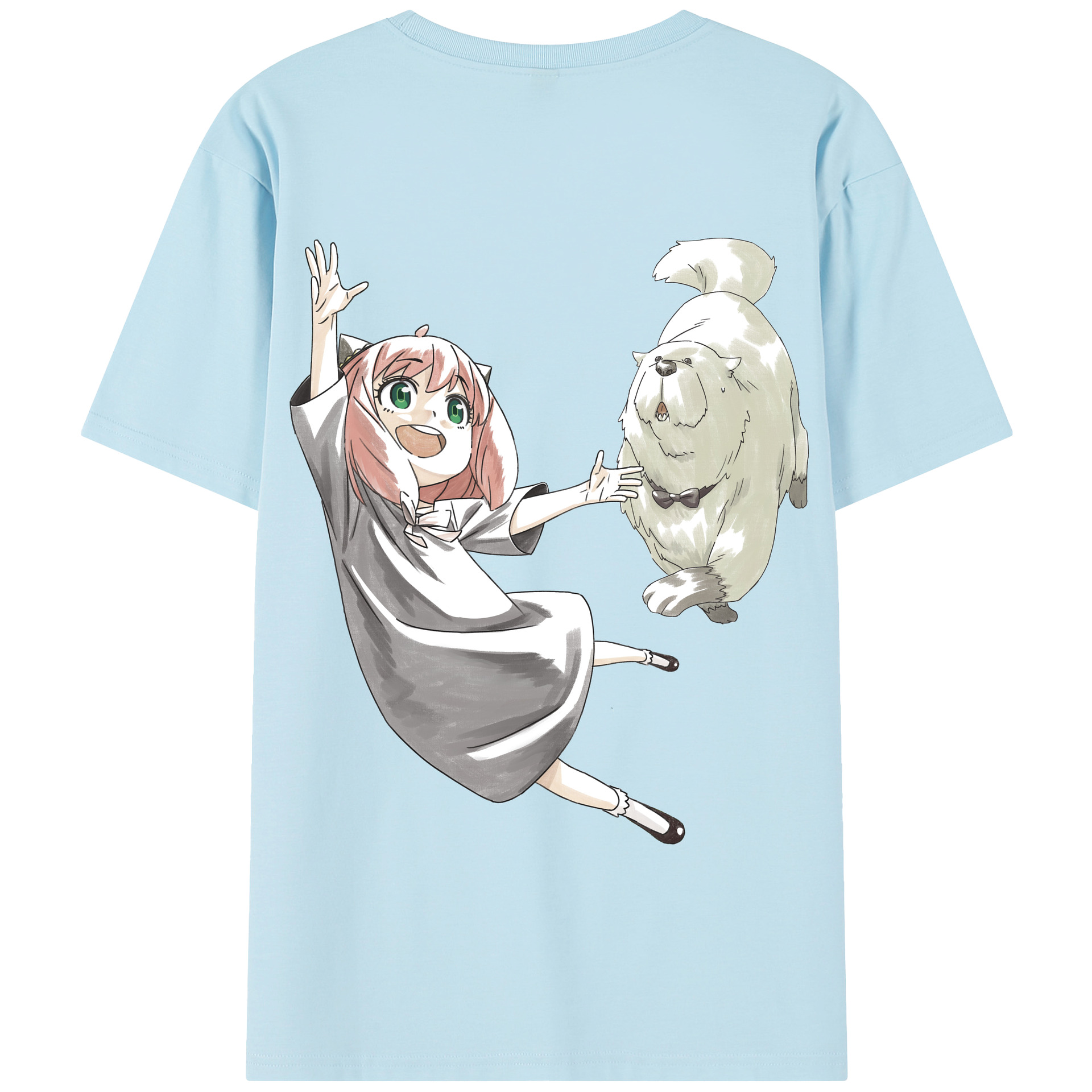 （画像用） SPY×FAMILY间谍家家酒 綿100％半袖Tシャツ（背面プリント）